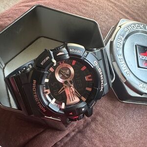 G-Shock Black and Rose Watch